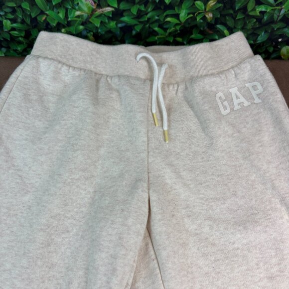 GAP Cream Coloured Jogging Pants Girls Size 8 (SKU: 123G) - Picture 2 of 3